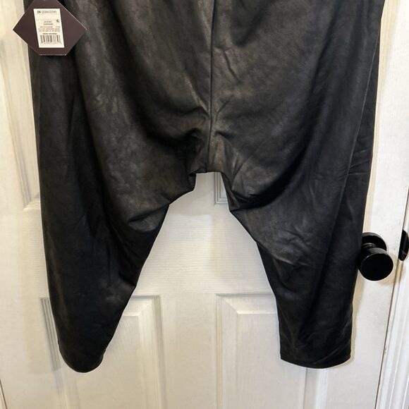 NWT Ava & Viv PLUS High Waisted Black Leggings Pants 2X 20W/22W Women’s New Tags - Picture 14 of 16